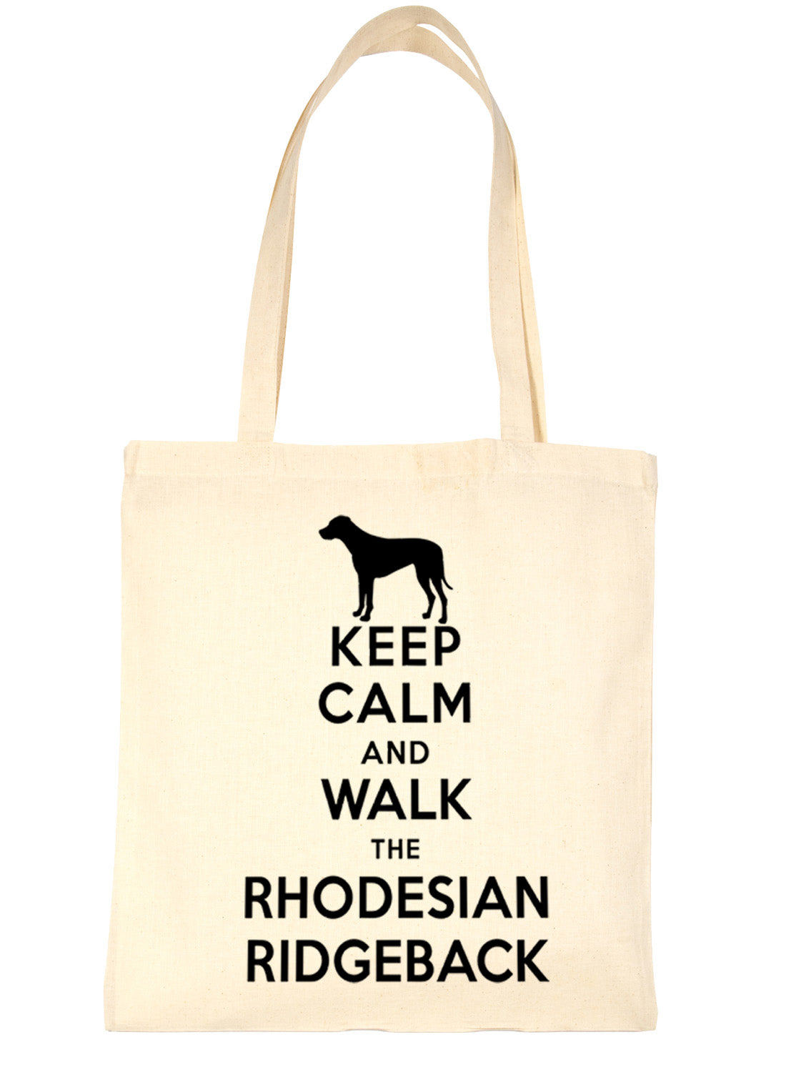 Keep Calm and Walk Rhodesian Ridgeback Bag For Life Shopping Tote Bag