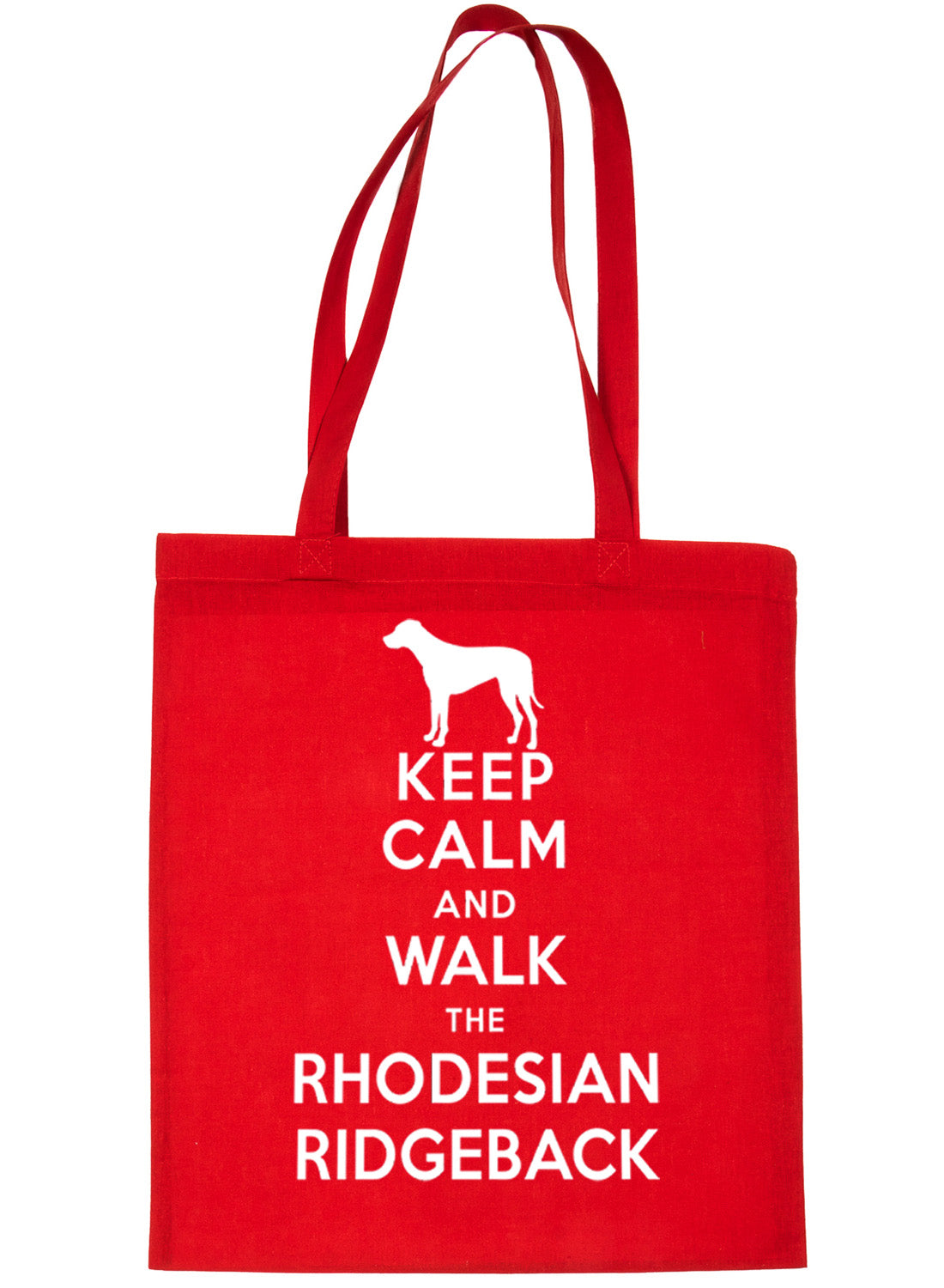 Keep Calm and Walk Rhodesian Ridgeback Bag For Life Shopping Tote Bag