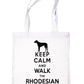 Keep Calm and Walk Rhodesian Ridgeback Bag For Life Shopping Tote Bag