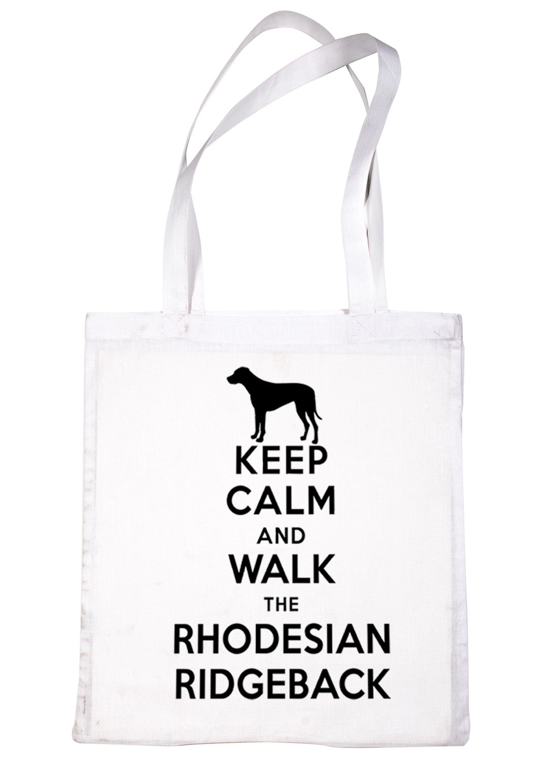 Keep Calm and Walk Rhodesian Ridgeback Bag For Life Shopping Tote Bag