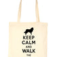 Keep Calm and Walk The Sheltie Dog Lover Bag For Life Shopping Tote Bag