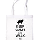 Keep Calm and Walk The Sheltie Dog Lover Bag For Life Shopping Tote Bag