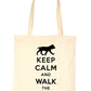 Keep Calm and Walk the Spaniel Dog Lover Bag For Life Shopping Tote Bag