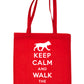 Keep Calm and Walk the Spaniel Dog Lover Bag For Life Shopping Tote Bag