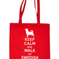 Keep Calm and Walk The Swedish Valhund Dog Bag For Life Shopping Tote Bag
