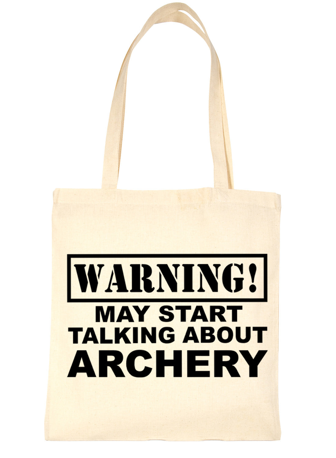 Warning May Talk About Archery Bag For Life Shopping Tote Bag
