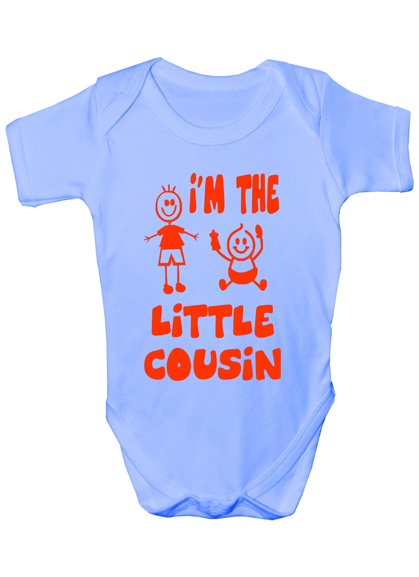 I'm The Little Cousin Funny Boys Girls Baby Babygrow