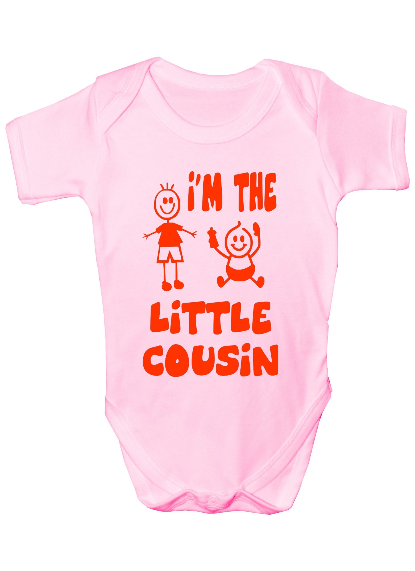 I'm The Little Cousin Funny Boys Girls Baby Babygrow