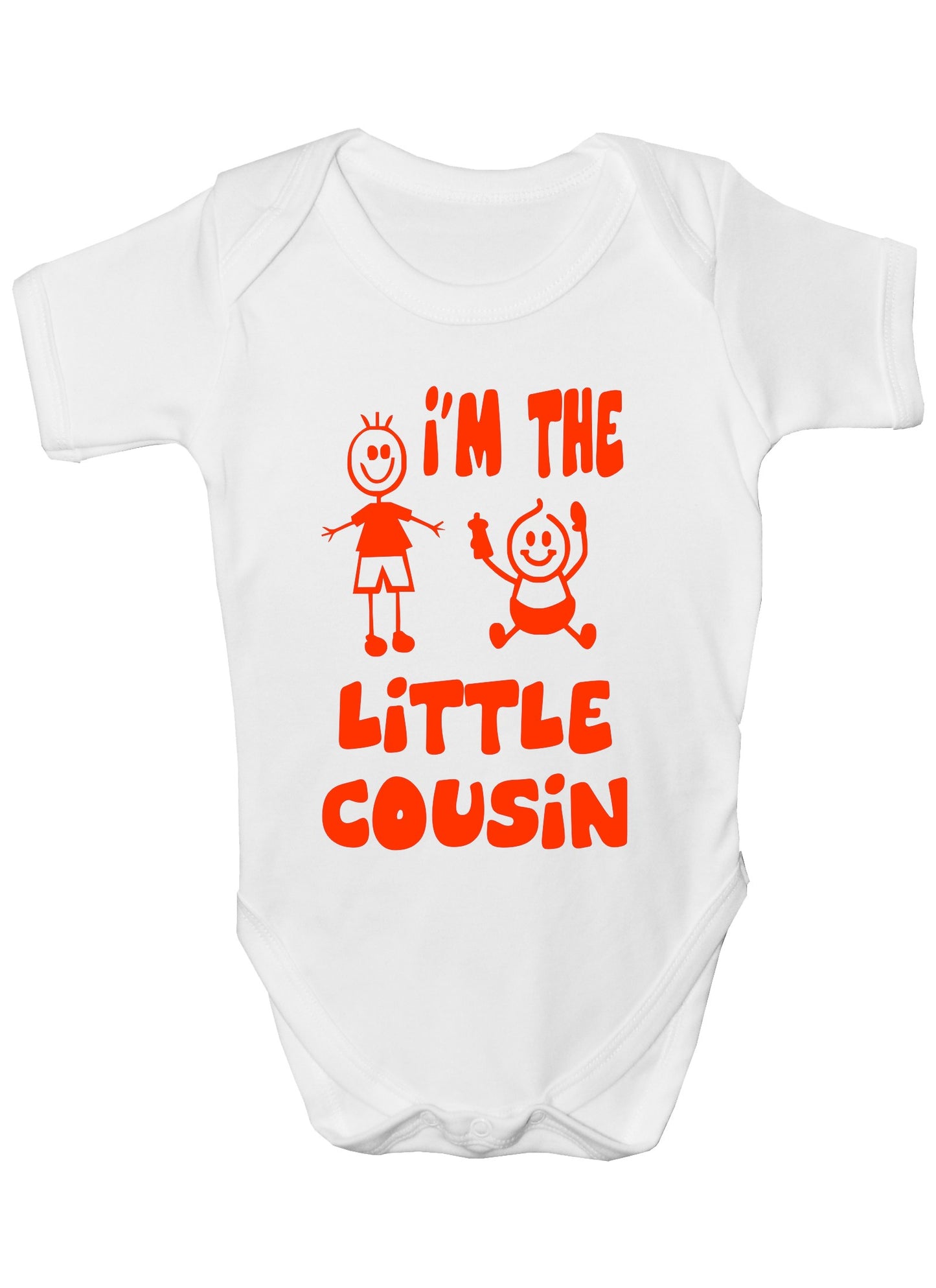 I'm The Little Cousin Funny Boys Girls Baby Babygrow