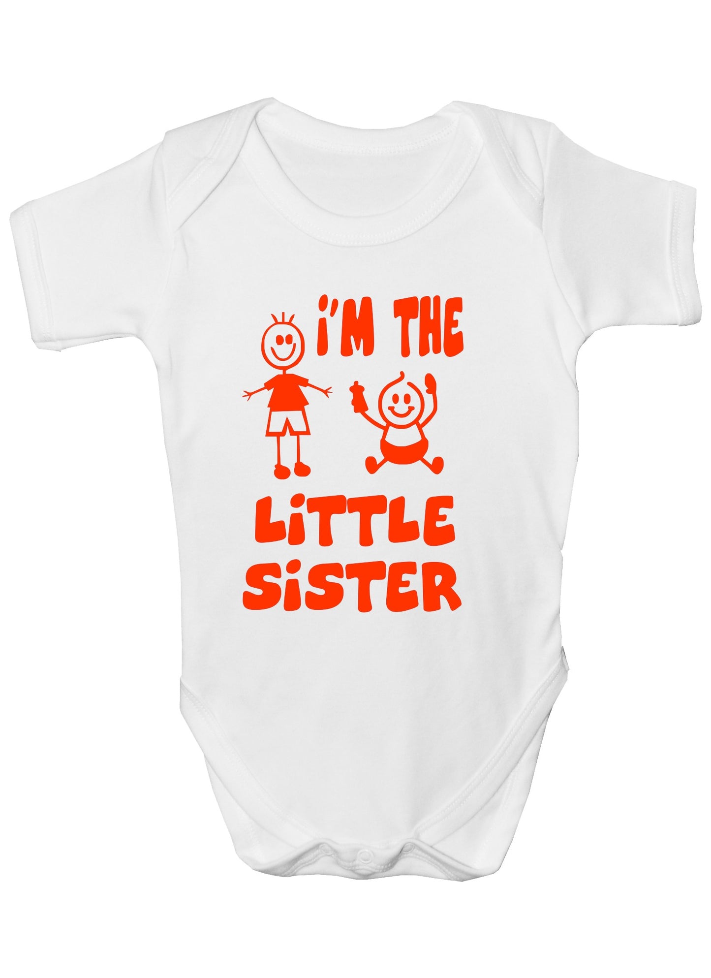 I'm The Little Sister Funny Boys Girls Babygrow