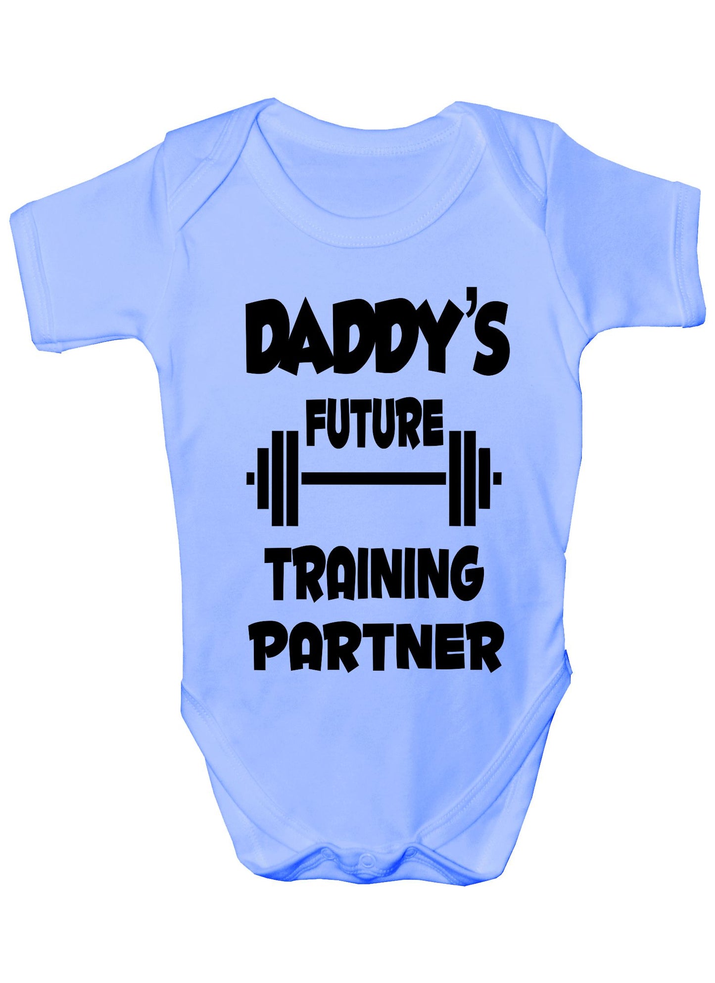 Daddy's Future Training Partner Boys Girls Baby Babygrow