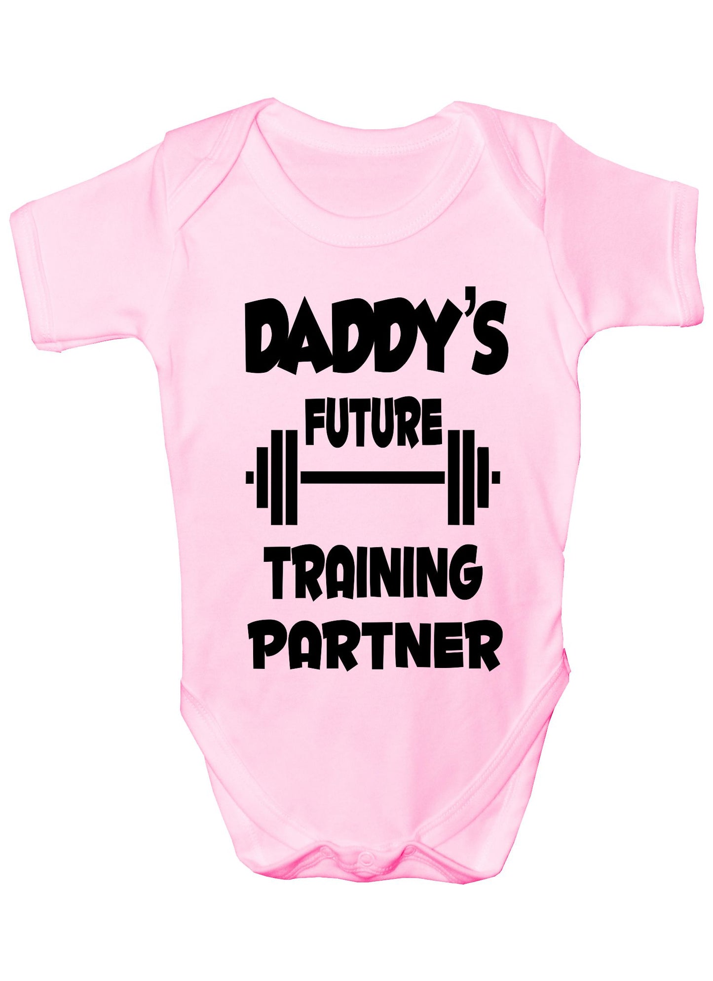 Daddy's Future Training Partner Boys Girls Baby Babygrow