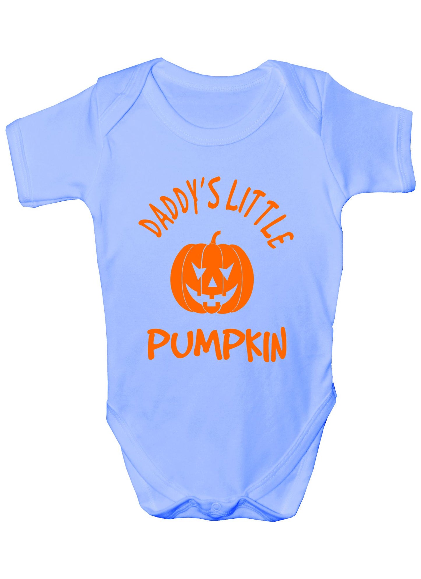 Daddy's Little Pumkin Halloween Boys Girls Baby Babygrow