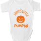 Daddy's Little Pumkin Halloween Boys Girls Baby Babygrow