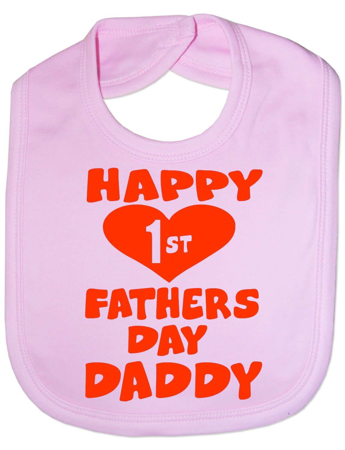 Print4u Happy Father's Day 1st Fathers Day Feeding Bib Present