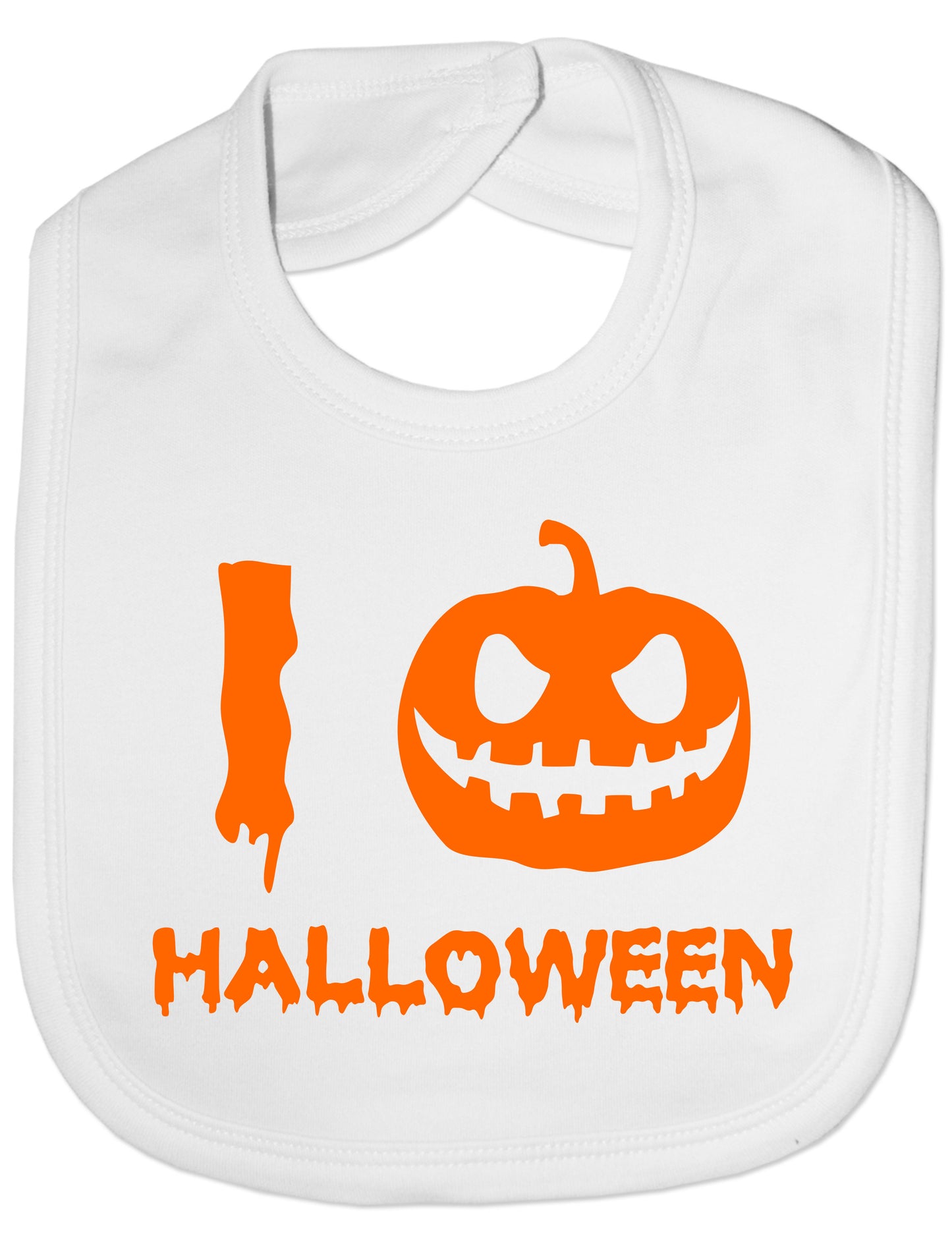 I Love Halloween Feeding Bib