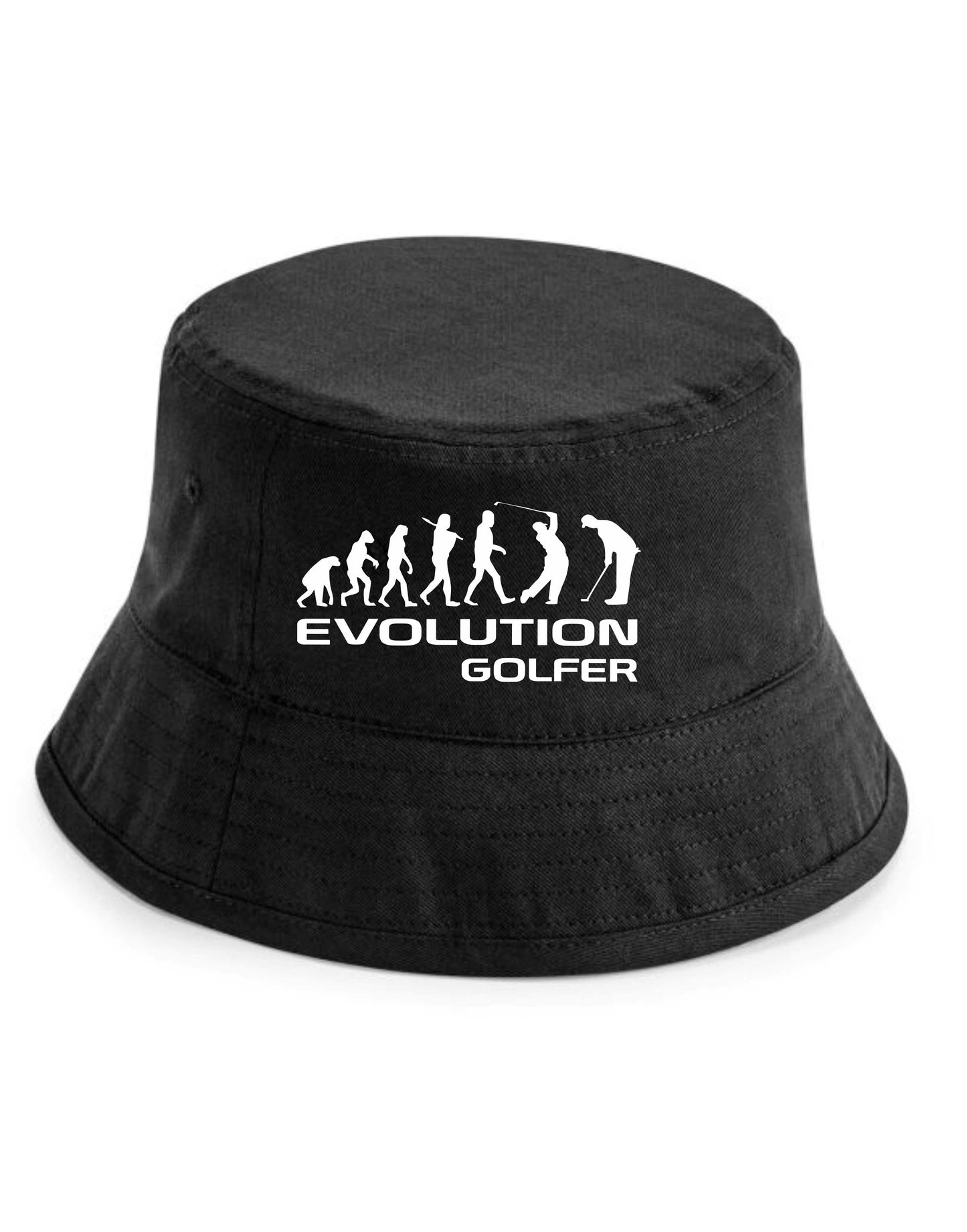 Evolution Of Golf Bucket Hat Golfers Birthday Gift For Men & Ladies