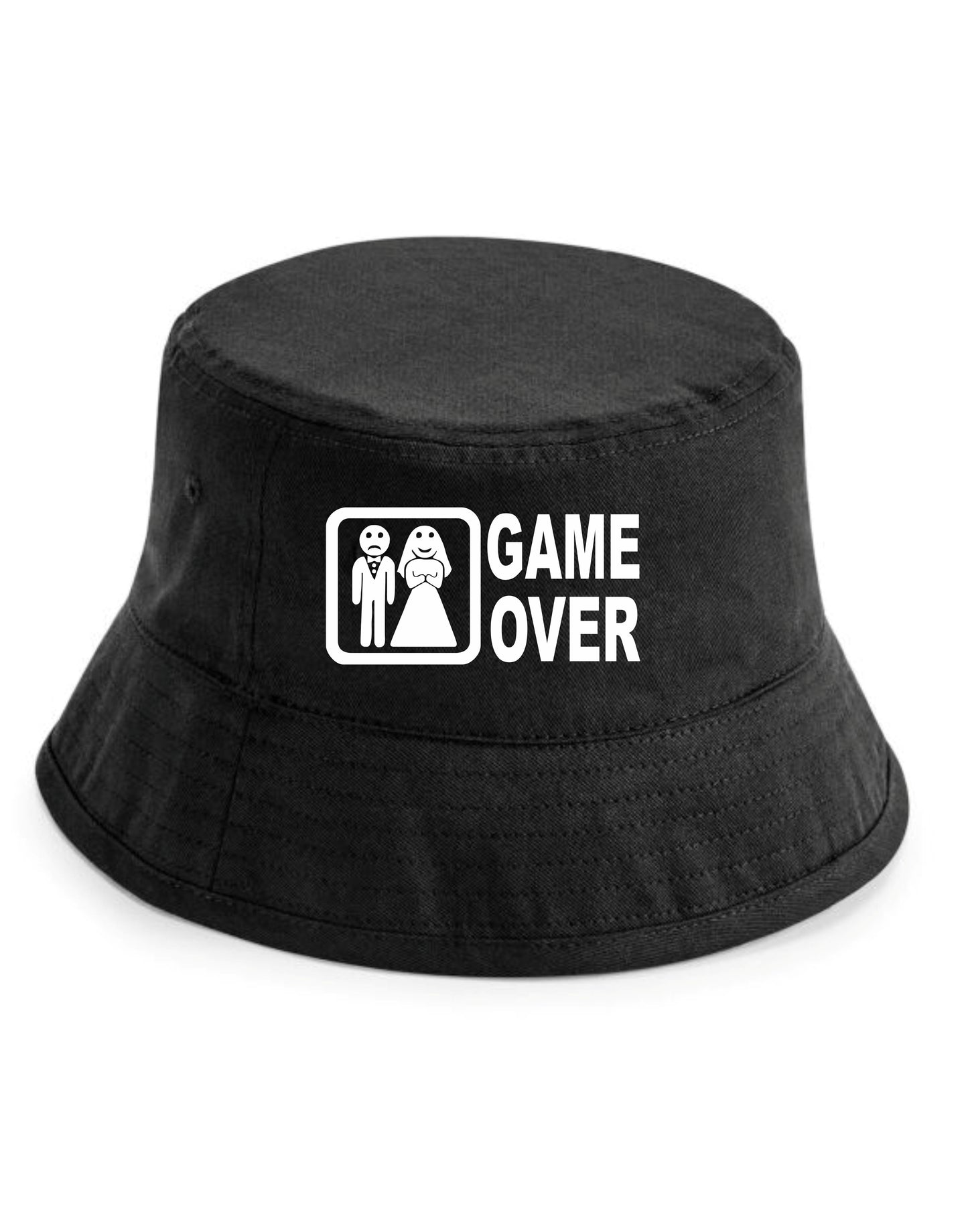 Game Over Bucket Hat Stag Night Groom Best Man For Men