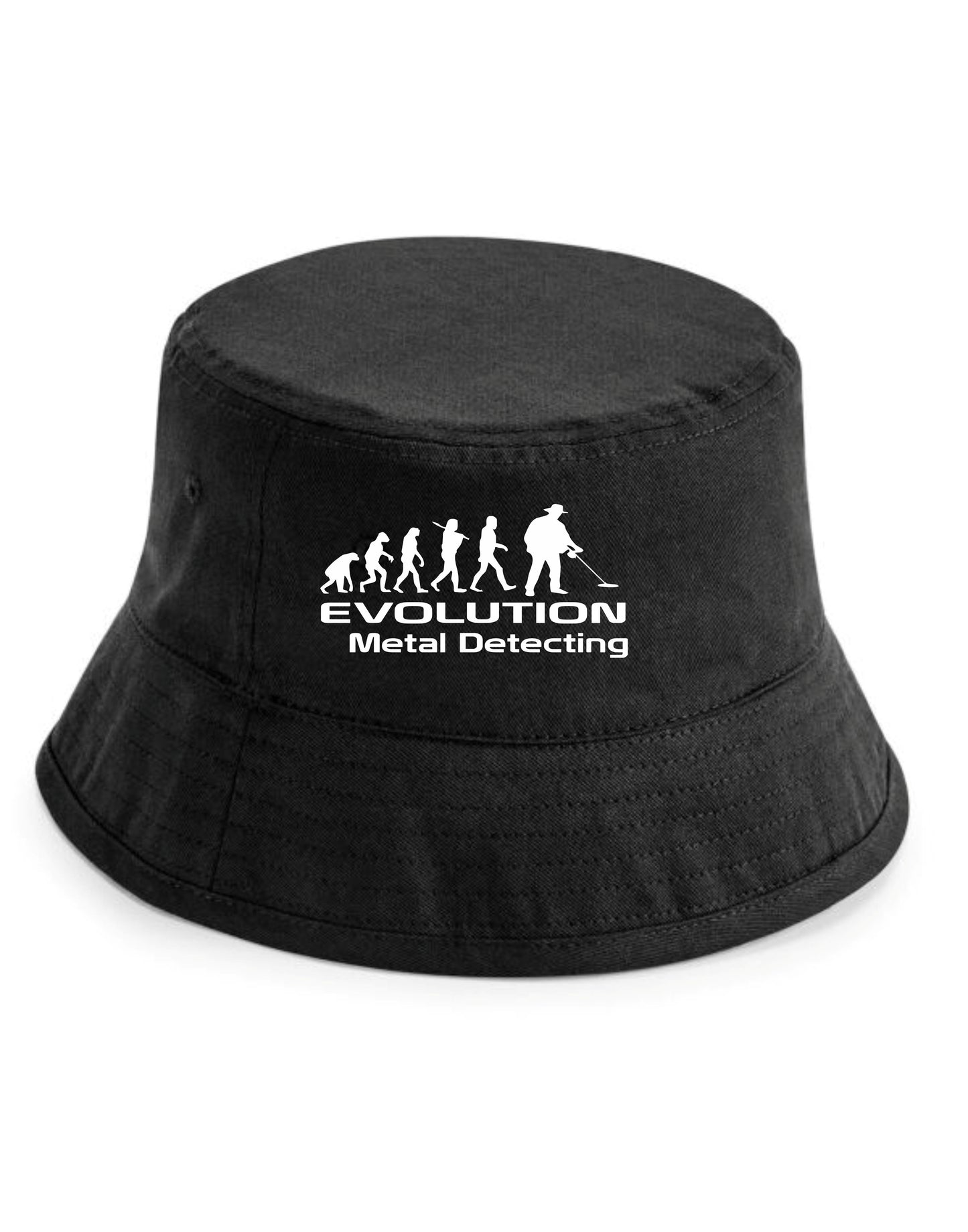 Evolution of Metal Detecting Bucket Hat Birthday Gift Great for Men & Women