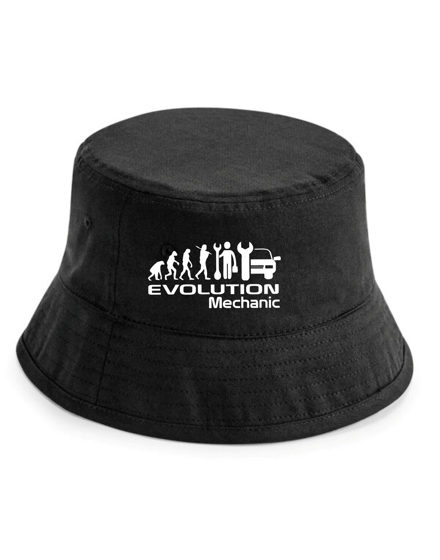 Evolution of A Mechanic Bucket Hat Birthday Gift Great for Men & Ladies