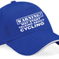 Warning May Talk About Cycling Baseball Cap Sport Lovers Gift For Men & Ladies