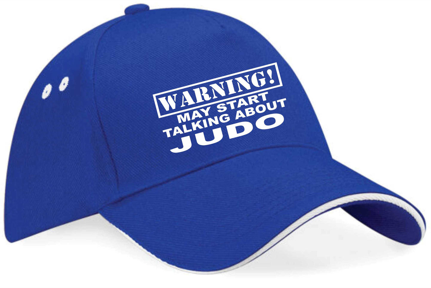 Warning May Talk About Judo Baseball Cap Martial Arts Gift For Men & Ladies