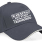 Warning May Talk About Taekwondo Baseball Cap Martial Arts Gift For Men & Ladies