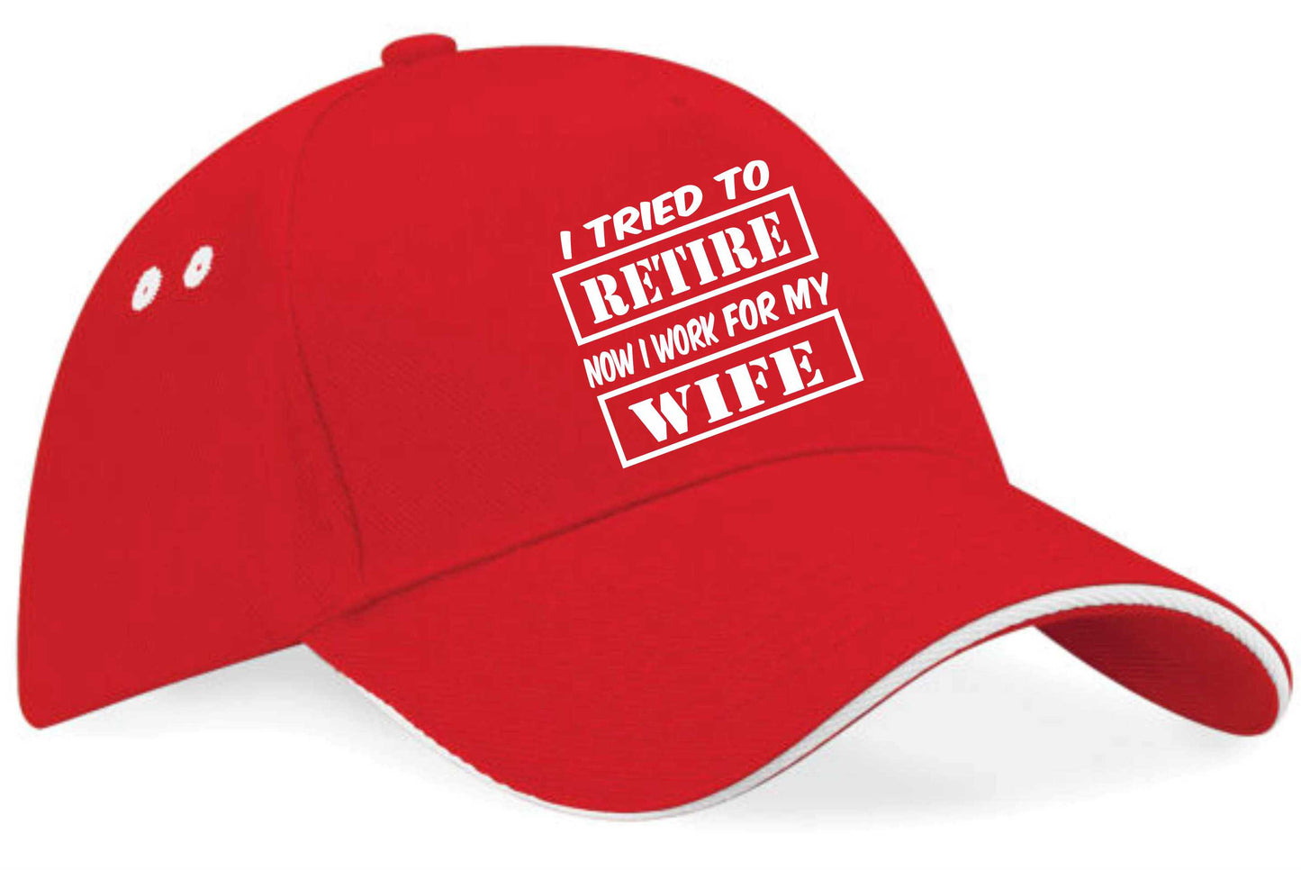 I Tried To Retire Work For Wife Would Baseball Cap Funny Gift For Men