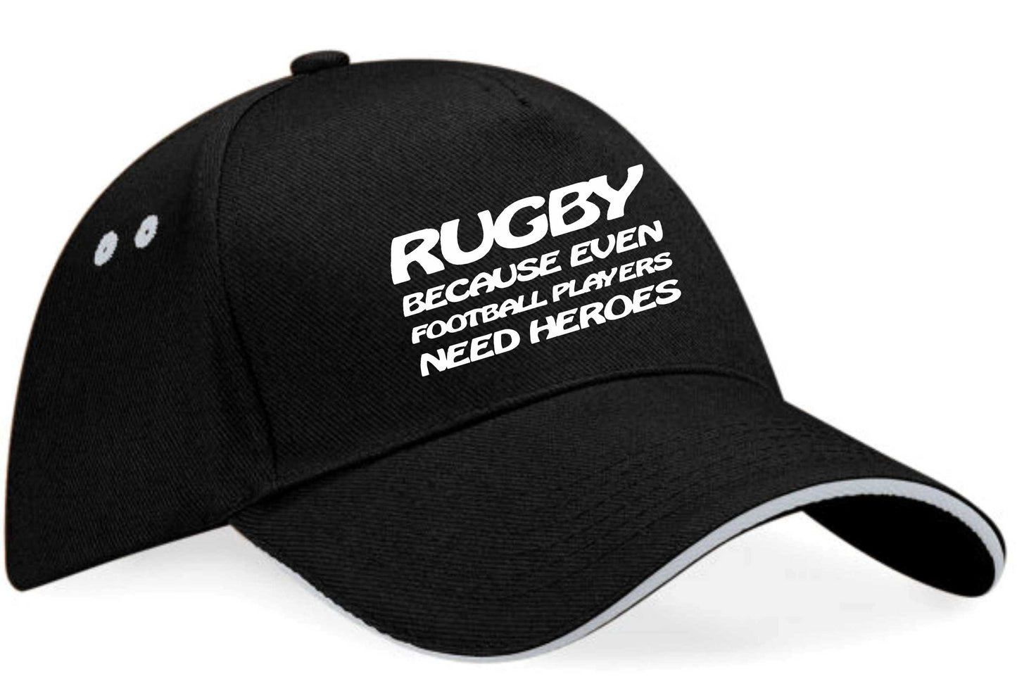 Rugby Footballers Need Hero's Baseball Cap Sport Gift For Men & Ladies