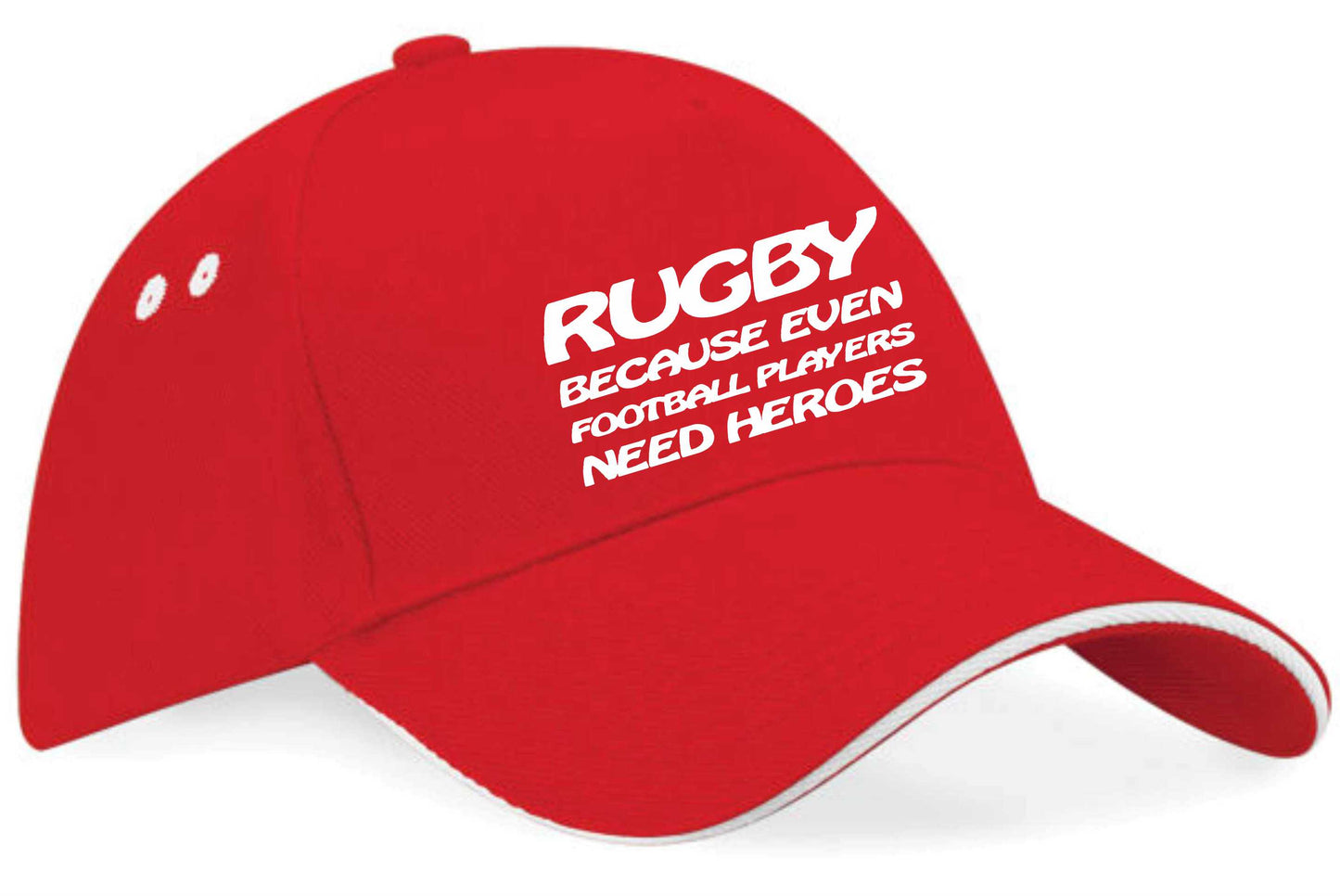 Rugby Footballers Need Hero's Baseball Cap Sport Gift For Men & Ladies