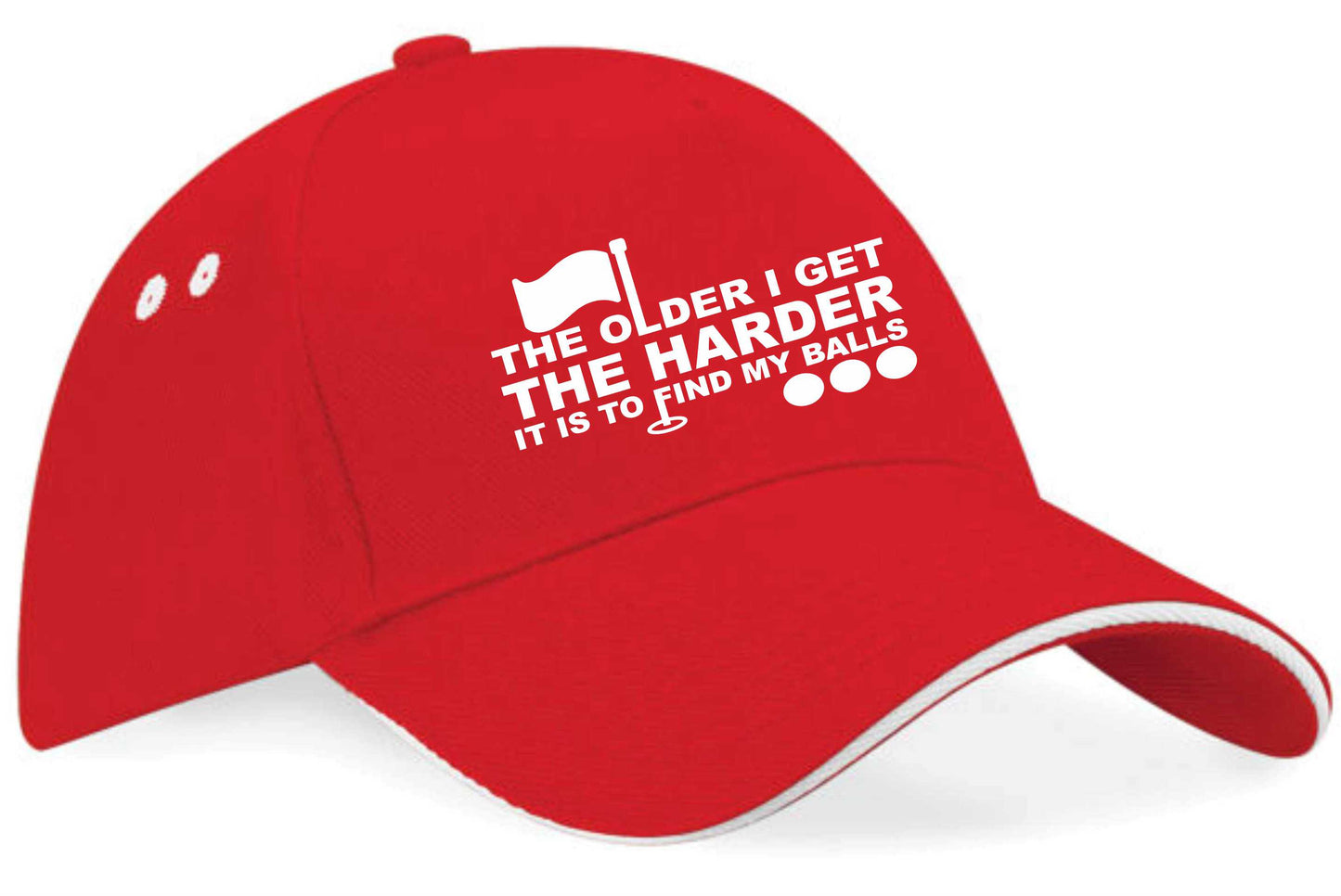 Older I Get Harder To Find Balls Baseball Cap Golfers Gift For Men