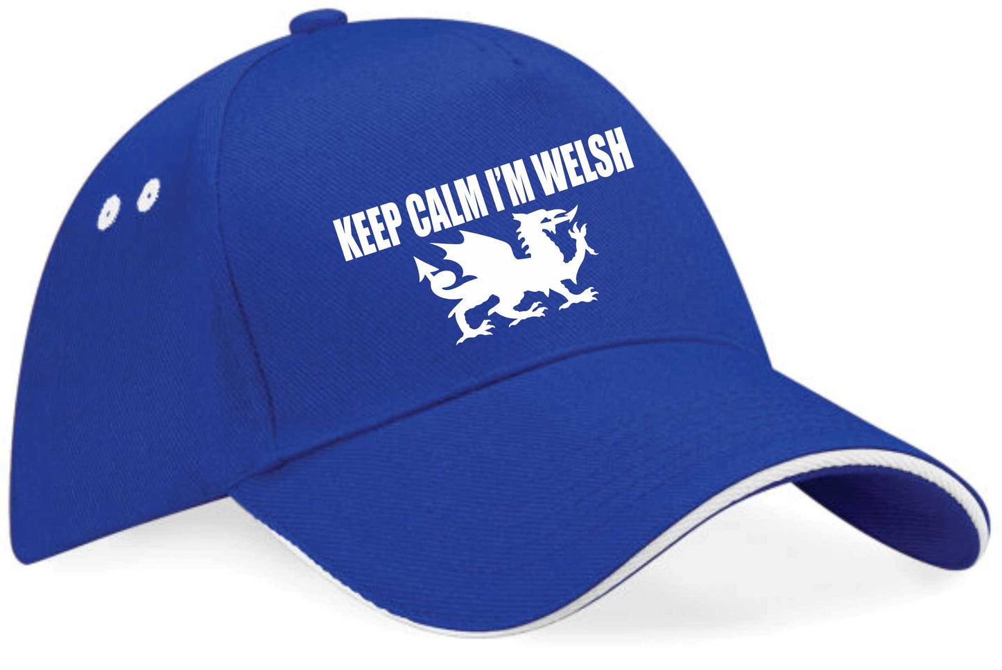 Keep Calm I'm Welsh Baseball Cap Wales Lover Gift For Men & Ladies