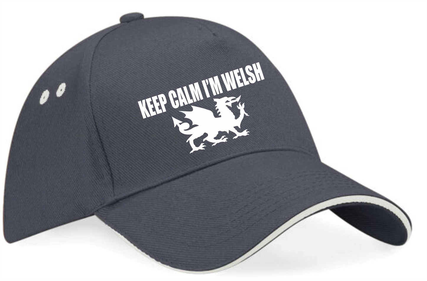 Keep Calm I'm Welsh Baseball Cap Wales Lover Gift For Men & Ladies