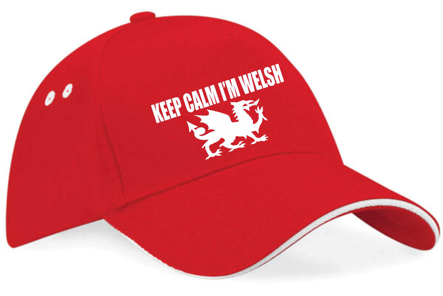 Keep Calm I'm Welsh Baseball Cap Wales Lover Gift For Men & Ladies