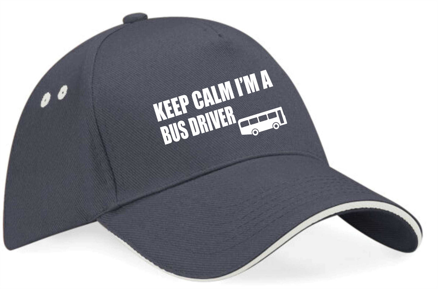 Keep Calm I'm Bus Driver Baseball Cap Funny Birthday Gift For Men & Ladies