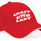 Crazy Dog Lady Baseball Cap Dog Lovers Gift For Ladies