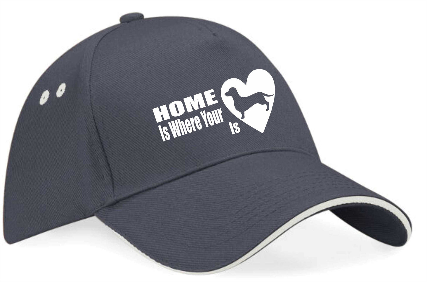 Home Is Where Dachshund Is Baseball Cap Dog Lovers Gift For Men & Ladies