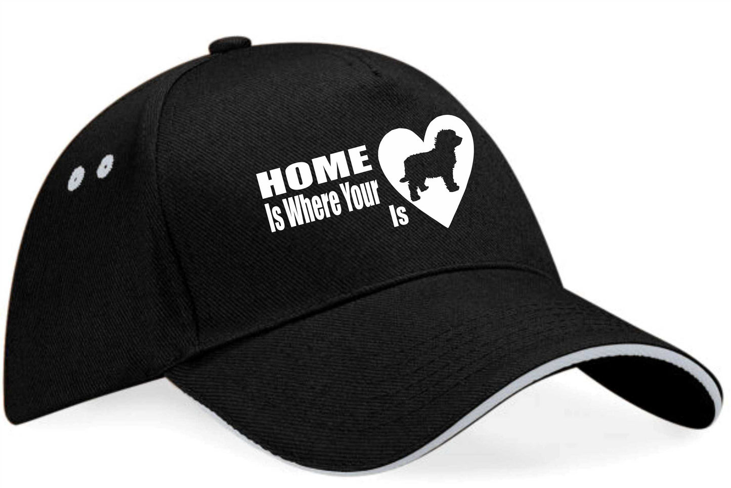 Home Is Where Cockapoo Is Baseball Cap Dog Lovers Gift For Men & Ladies