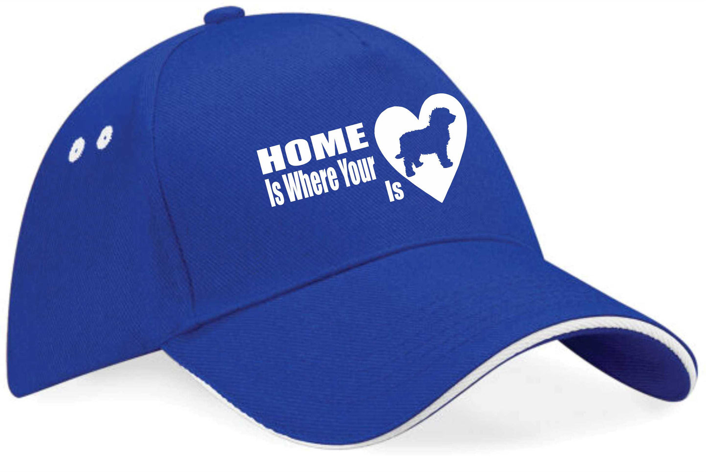 Home Is Where Cockapoo Is Baseball Cap Dog Lovers Gift For Men & Ladies