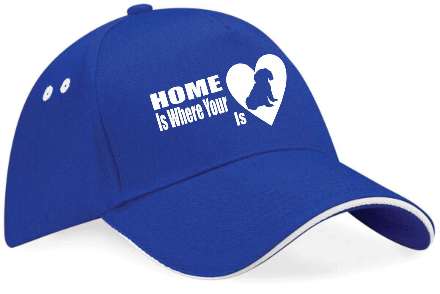 Home Is Where Cavapoo Is Baseball Cap Dog Lovers Gift For Men & Ladies