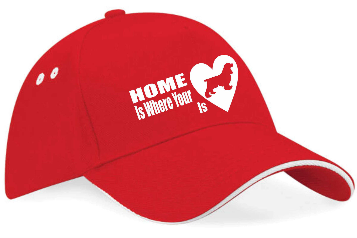 Home Is Where Cocker Spaniel Is Baseball Cap Dog Lovers Gift For Men & Ladies