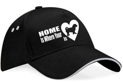 Home Is Where Cavachon Is Baseball Cap Dog Lovers Gift For Men & Ladies