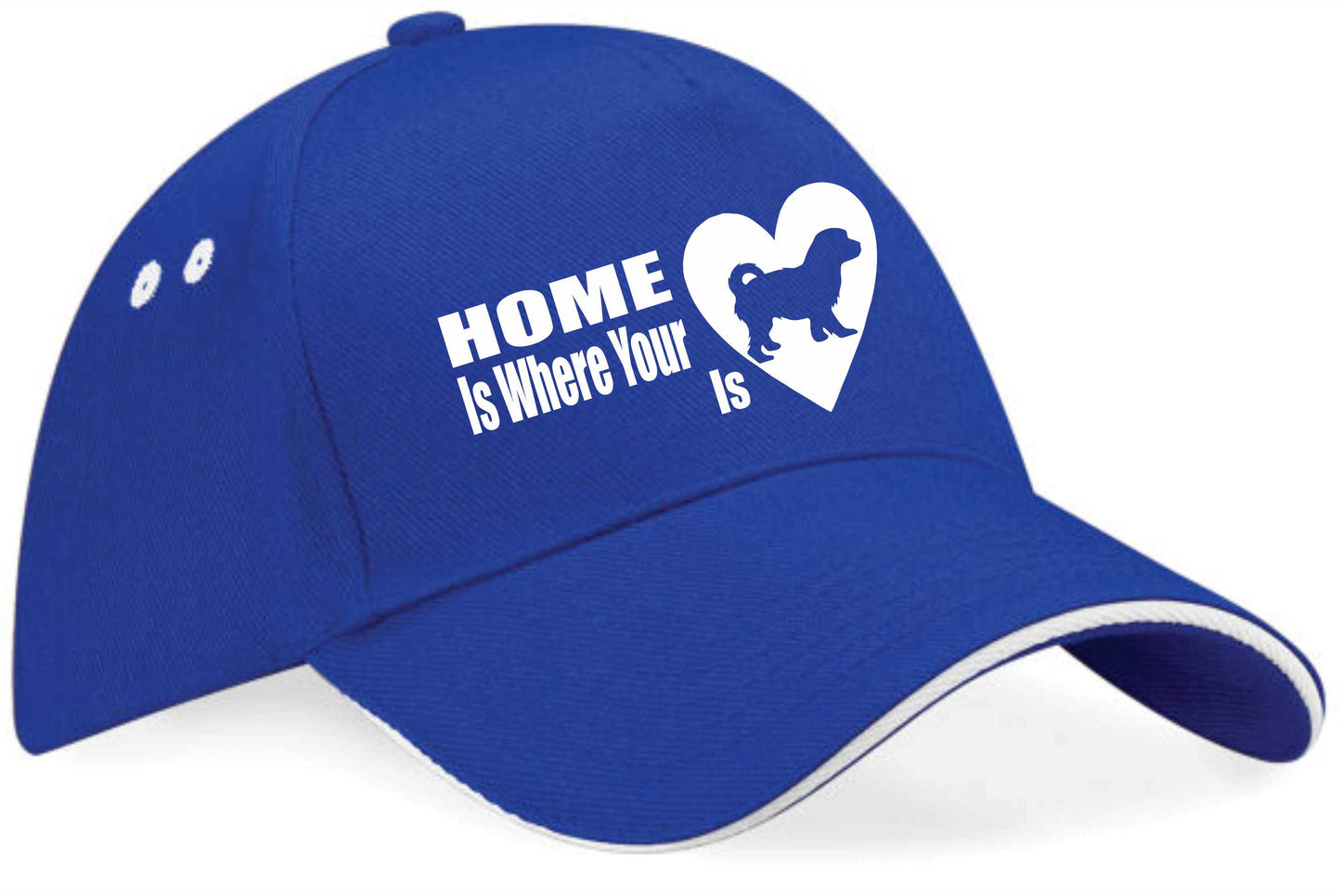 Home Is Where Cavachon Is Baseball Cap Dog Lovers Gift For Men & Ladies