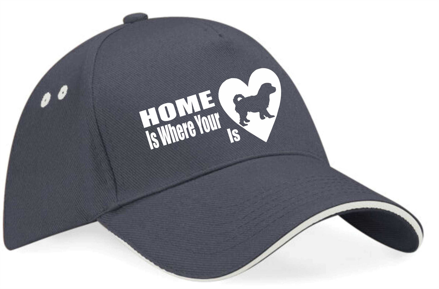 Home Is Where Cavachon Is Baseball Cap Dog Lovers Gift For Men & Ladies