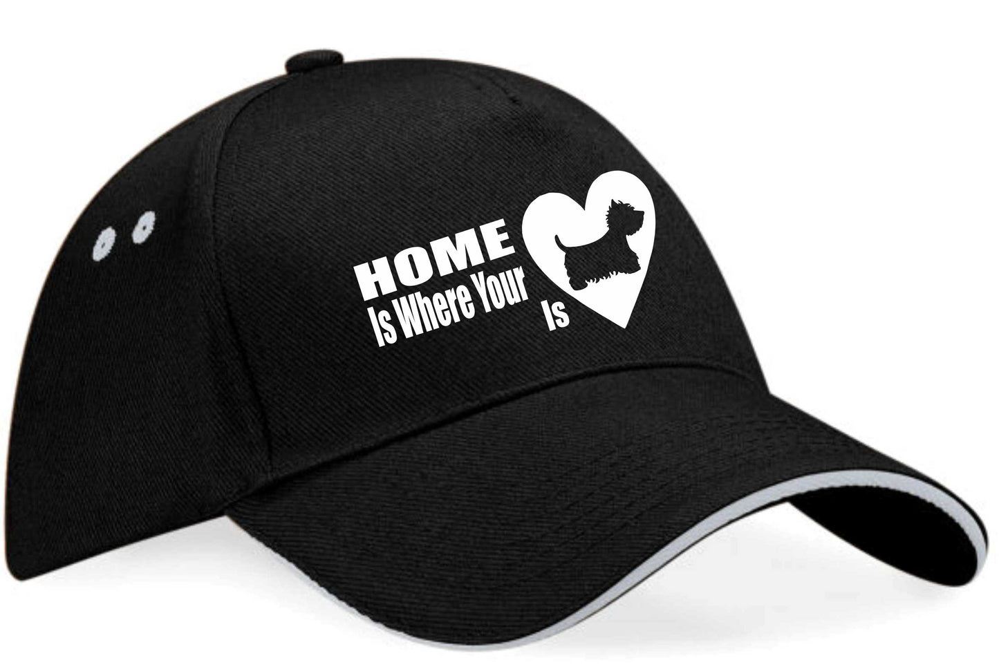 Home Is Where Westie Is Baseball Cap Dog Lovers Gift For Men & Ladies