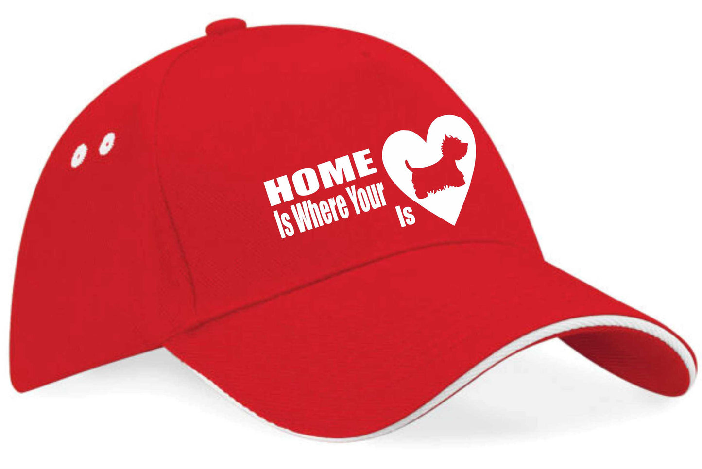 Home Is Where Westie Is Baseball Cap Dog Lovers Gift For Men & Ladies