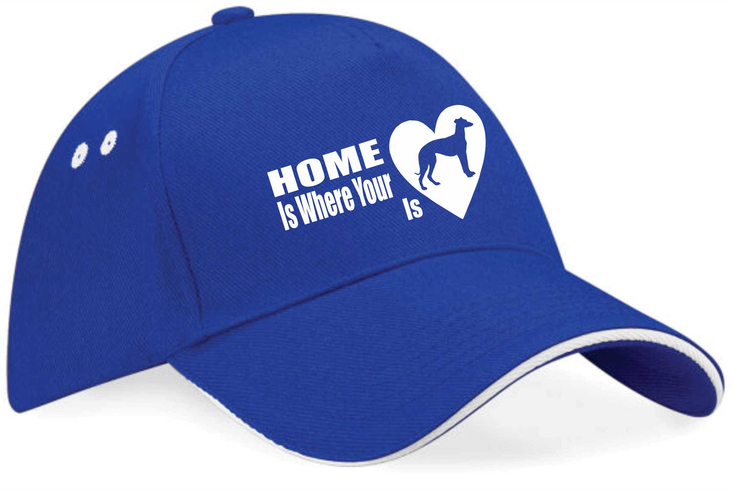 Home Is Where Greyhound Is Baseball Cap Dog Lovers Gift For Men & Ladies