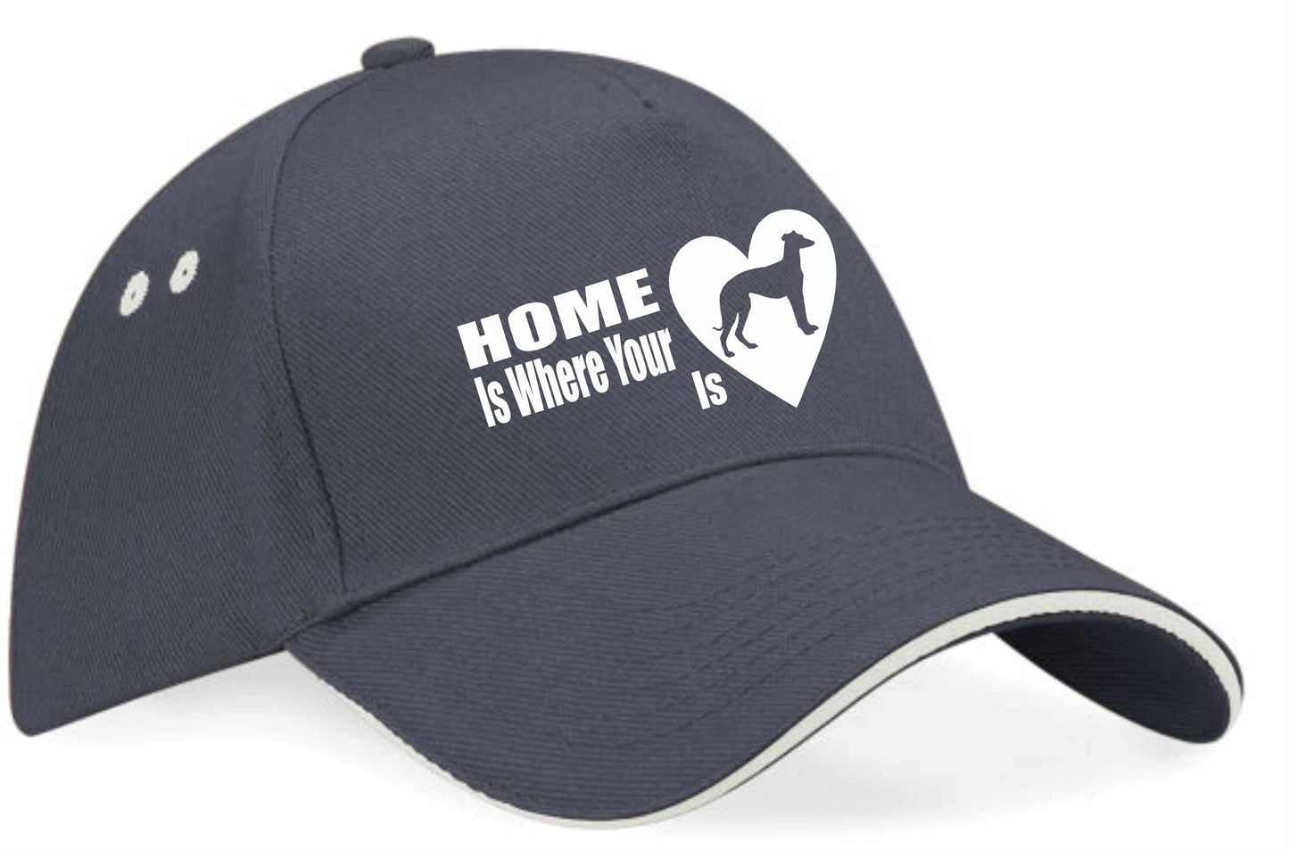 Home Is Where Greyhound Is Baseball Cap Dog Lovers Gift For Men & Ladies