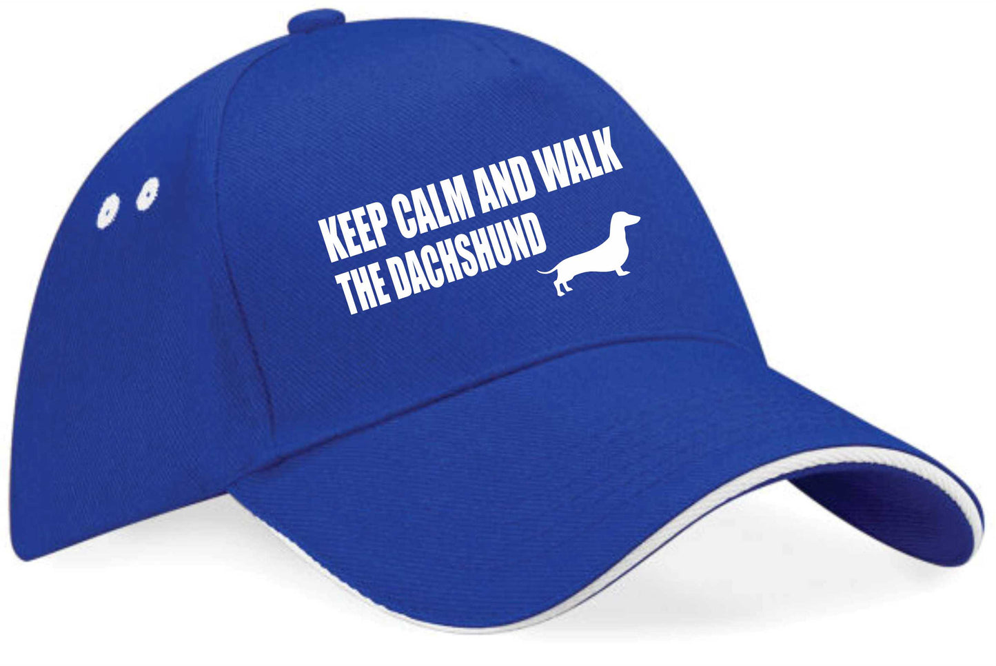 Keep Calm & Walk Dachshund Baseball Cap Dog Lovers Gift For Men & Ladies