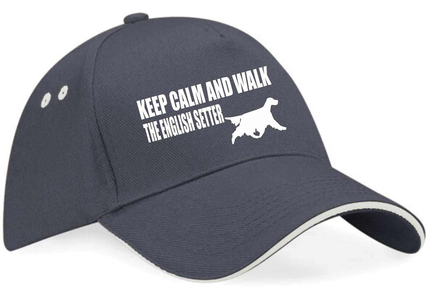 Keep Calm & Walk English Setter Baseball Cap Dog Lovers Gift For Men & Ladies